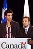 Justin and Sacha Trudeau